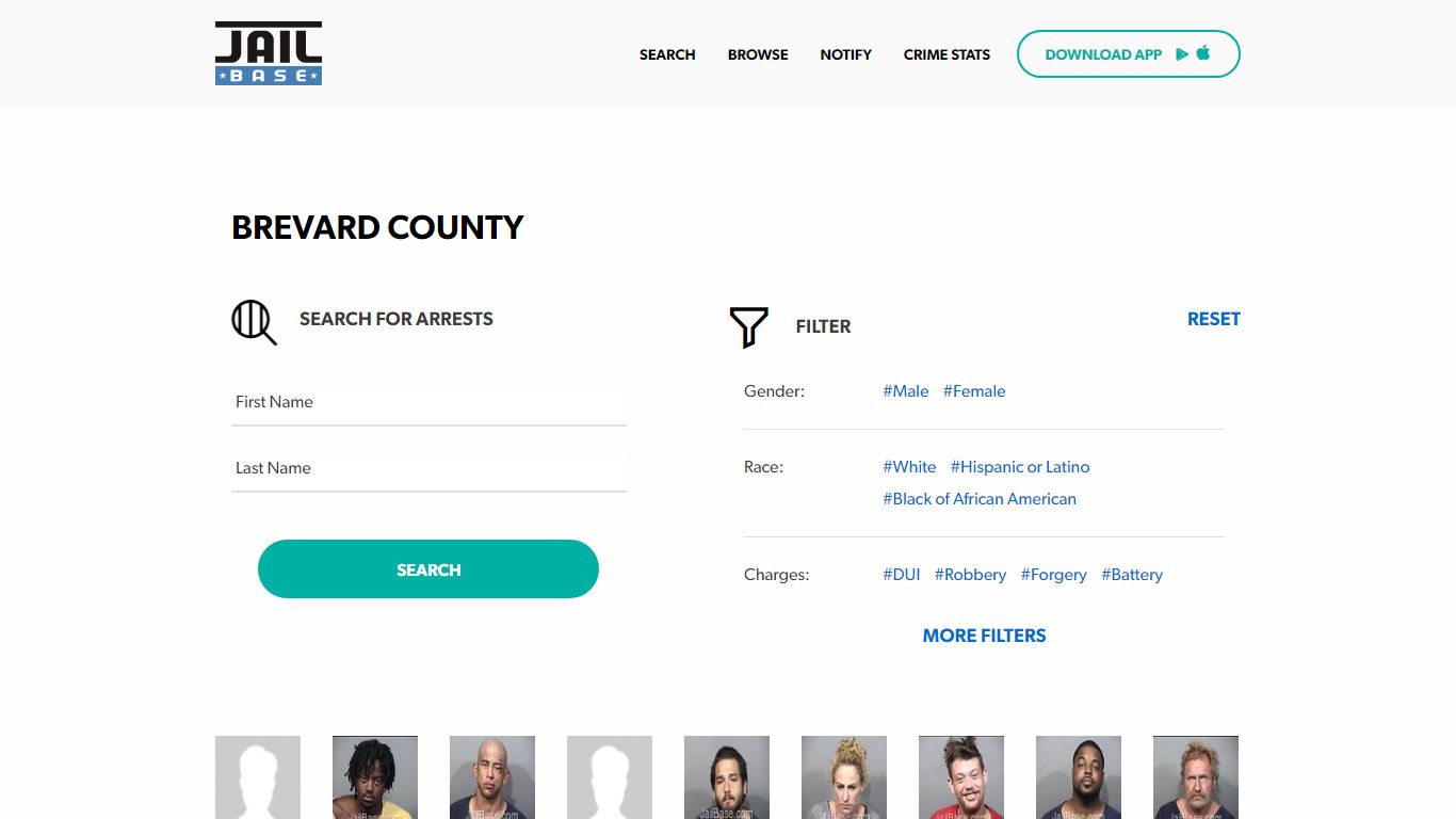 Brevard County Jail Inmate Search and Mugshots | JailBase